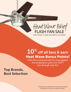 Heat Wave Relief Fan Sale