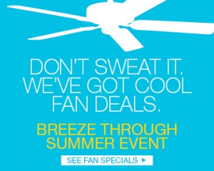 Breeze Thru Summer Fan Sale