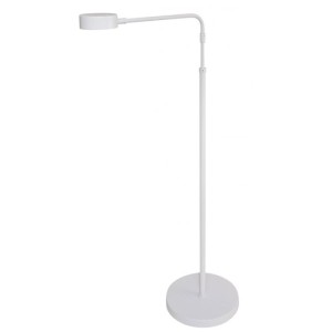 Contemporary Collection 37” LED Floor Lamp in Matte White with Full Range Dimming Generation Lighting G400-WT