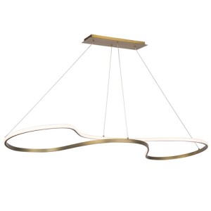 Marques Collection LED Pendant in Aged Brass with Silicone Diffuser WAC PD-83148-AB