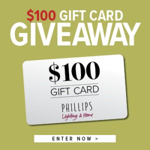 Phillips Lighting $300 Gift Card Giveaway