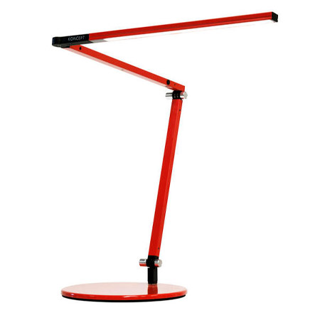 Z-Bar Collection LED Adjustable Mini Desk Lamp with Touchstrip Koncept