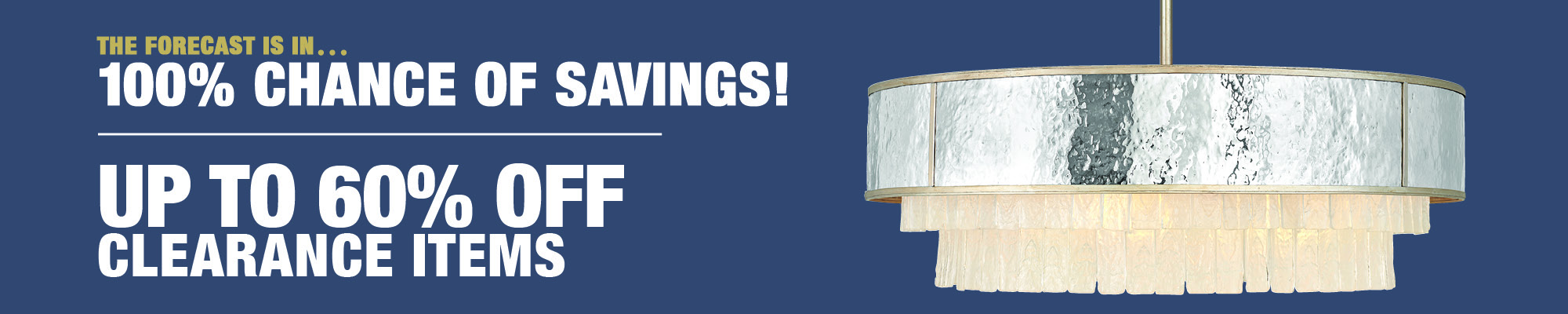 Lighting, decor and fan sale