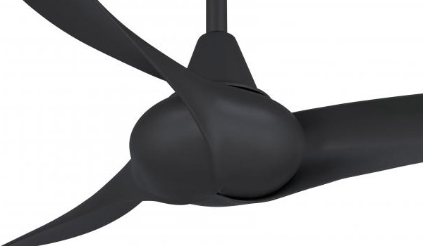 Wave Collection 44” 3-Blade Ceiling Fan in Coal with Coal Blades Minka Aire F854-CL